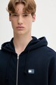 Βαμβακερή μπλούζα Tommy Jeans σκούρο μπλε DM0DM21626