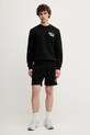 Βαμβακερή μπλούζα Tommy Jeans DM0DM21640 μαύρο AW25