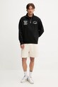 Tommy Jeans hanorac de bumbac DM0DM21797 negru AW25