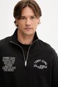 Tommy Jeans hanorac de bumbac negru DM0DM21797