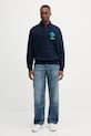 Tommy Jeans bluza bawełniana DM0DM21800 granatowy AW25