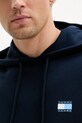 Tommy Jeans pamut melegítőfelső sötétkék DM0DM21834