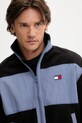 Tommy Jeans bluza polarowa niebieski DM0DM21906
