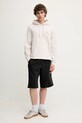Памучен суичър Tommy Jeans DM0DM21922 бежов AW25
