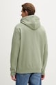 Oblečení Tommy Jeans mikina s kapucí pánská bavlněná DM0DM21922 zelená