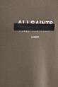 Памучен суичър AllSaints REDACT M001NC зелен