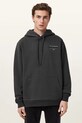 AllSaints bluza bawełniana REDACT nadruk czarny M001NC