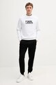 Bavlnená mikina Karl Lagerfeld 553917.705091 biela AW25