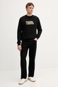 Karl Lagerfeld bluza bawełniana 553917.705091 czarny AW25
