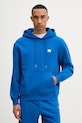 Calvin Klein Jeans dukserica sa kapuljačom za muškarce od pamuka plava LV04RC274G