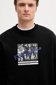 Karl Lagerfeld hanorac de bumbac negru 553904.705110