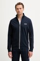 BOSS bluza rozpinana męska bawełniana Authentic Jacket Z granatowy 50545564