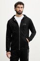 BOSS loungewear pulover moški bombažen Authentic Jacket H črna 50545573