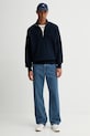 Tommy Jeans bluza bawełniana DM0DM21880 granatowy AW25