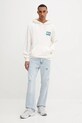 Bavlněná mikina Tommy Jeans DM0DM22077 béžová AW25