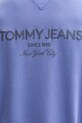 Tommy Jeans bluza bawełniana DM0DM22079 fioletowy