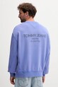 Tommy Jeans bluza bawełniana DM0DM22079 niebieski AW25