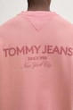 Bavlnená mikina Tommy Jeans DM0DM22079 ružová