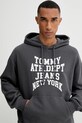Tommy Jeans bluza bawełniana szary DM0DM22082