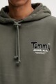 Tommy Jeans bluza bawełniana DM0DM22086 zielony