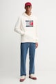 Tommy Jeans felpa in cotone DM0DM22092 beige AW25