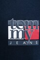 Tommy Jeans hanorac de bumbac bleumarin DM0DM22093