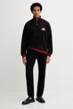 Βαμβακερή μπλούζα HUGO 50542959 μαύρο AW25