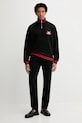HUGO bluza bawełniana 50542959 czarny AW25