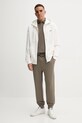 HUGO bluza bawełniana 50548651 biały AW25