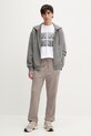 HUGO mikina s kapucňou pánska Dapozip 50548651 sivá SS26