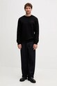 Karl Lagerfeld bluza bawełniana 554906.705006 czarny AW25