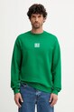 Одежда Хлопковая кофта United Colors of Benetton 3FWYU10AZ зелёный
