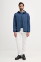 Barbour bluza bawełniana ROSFORD MOL0700 granatowy AW25