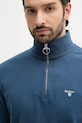 Barbour bluza bawełniana ROSFORD MOL0701 niebieski