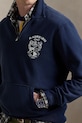 Polo Ralph Lauren felpa Lszipmnm1 Long Sleeve blu navy 710971834