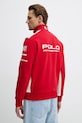 Îmbrăcăminte Polo Ralph Lauren bluză Fztrkjktm2 Long Sleeve Full Zip 710972343 rosu