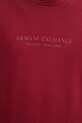 Armani Exchange bluza bawełniana XM001284.AF20934 bordowy