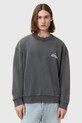 AllSaints bluza bawełniana SOLEIL nadruk szary M015NC