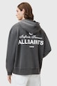 AllSaints bluza bawełniana SOLEIL M016NC szary AW25