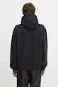 Одяг Бавовняна кофта by Parra Connected guy hooded 54226 чорний