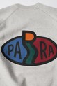 Pamučna dukserica by Parra Legs logo 54242 siva