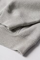 Bavlnená mikina by Parra Crow logo hooded 54325. sivá