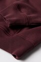 Bavlnená mikina by Parra Crow logo hooded 54326. burgundské