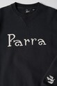 Bavlnená mikina by Parra Weird trad logo 54320. tmavomodrá AW25