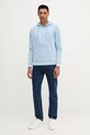 Bavlnená mikina Pepe Jeans PM582916 modrá AW25