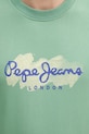 Pepe Jeans bluza bawełniana PM582921 zielony
