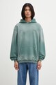 Represent bluza bawełniana Owners Club Script nadruk zielony OCM41200