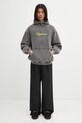 Represent bluza bawełniana Script Logo MLM100028 szary