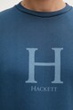 Bavlněná mikina Hackett London HM5800002 modrá