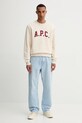 A.P.C. bluza sweat harris - GOTS COHBR.H37012 beżowy AW25